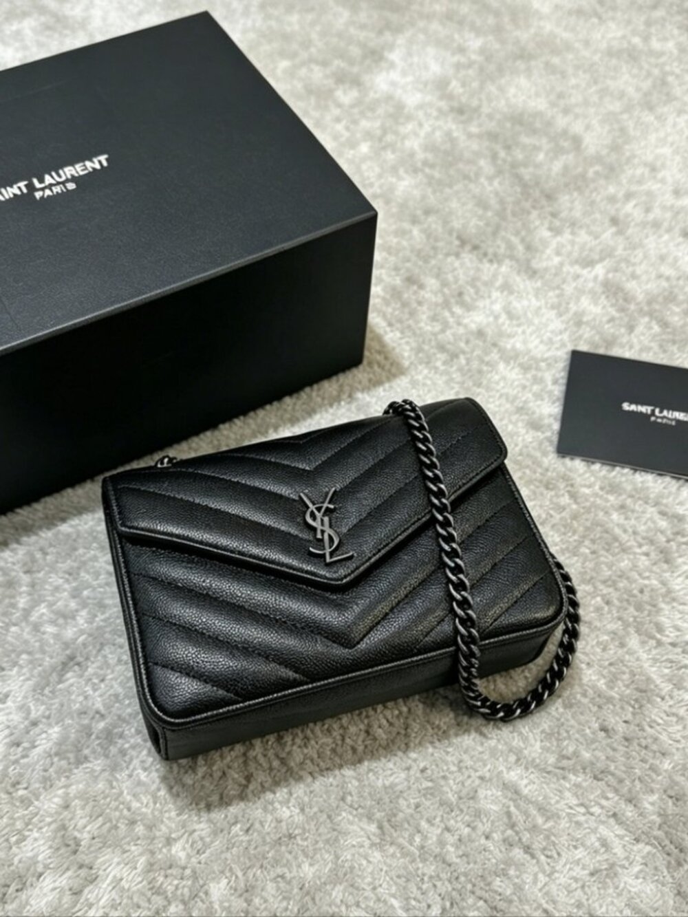 Saint Laurent Envelope Chain Walle Bag - Picture 4 of 5